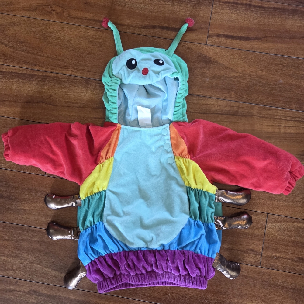 Baby Rainbow Hungry Caterpillar Costume With Hood - Size 18/24M